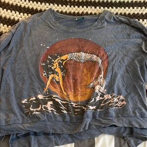 RESERVED: Jaded Gypsy Mermaid 3/4 Sleeve Top